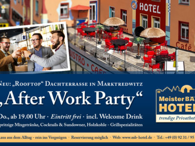 Rooftop – After Work Party im Fichtelgebirge in Marktredwitz